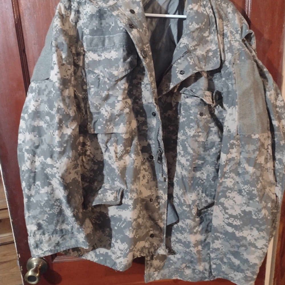 U.S. Army Gray Camouflage Military Jacket